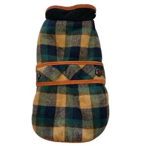 Winter Pet Dog Plaid Warm Jacket NWT